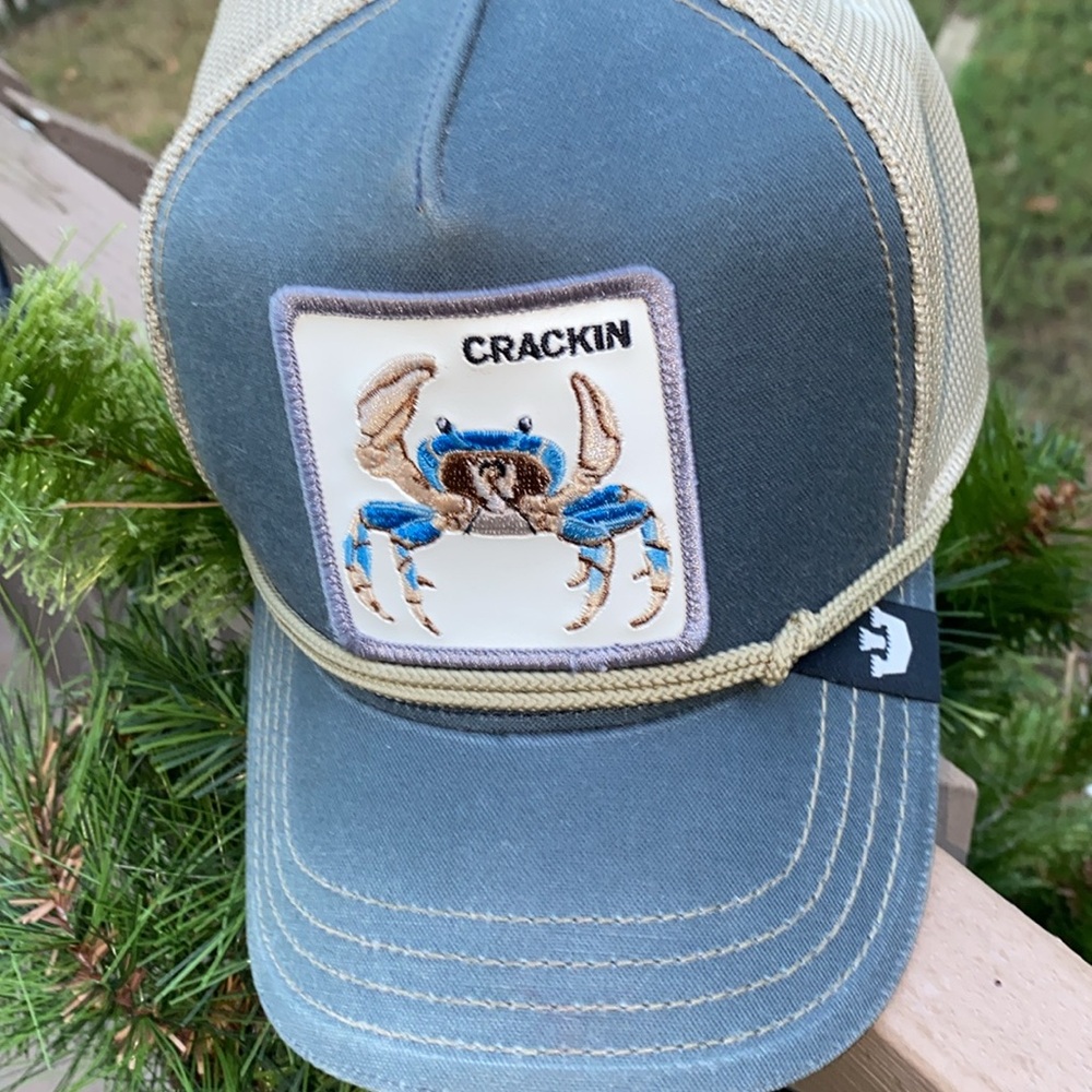 SOLD SOLD The Farm Goodrin Bros (Rare) Mens Crackin Trucker hat - Picture 3 of 10